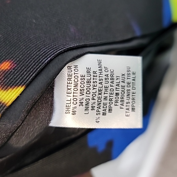 NWT MILLY New York size 8 CHLOE dress neon floral shift dress cap sleeve - Picture 14 of 14